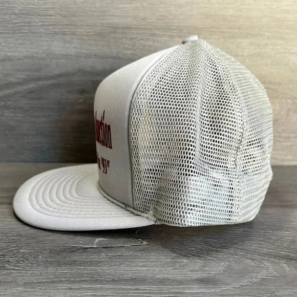 Vintage 1993 Harrisburg PA Auto Auction Trucker Hat Mesh Foam Snapback NWOT 717 - Picture 2 of 5